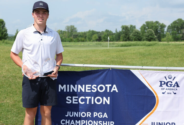 A Career-best 66 Lifts Bauer to Minnesota Boys’ Junior PGA Title, Spot at the National Championship